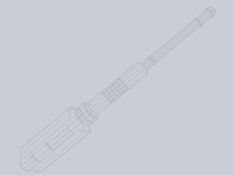 Scifi Powerbat 3D Model