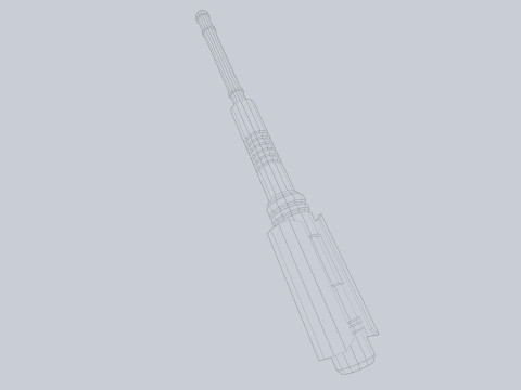 Scifi Powerbat 3D Model