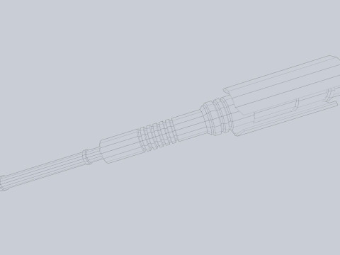 Scifi Powerbat 3D Model