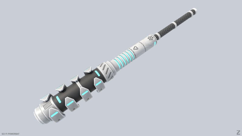 Scifi Powerbat 3Dモデル .c4d .max .obj .3ds .fbx .stl .blend 