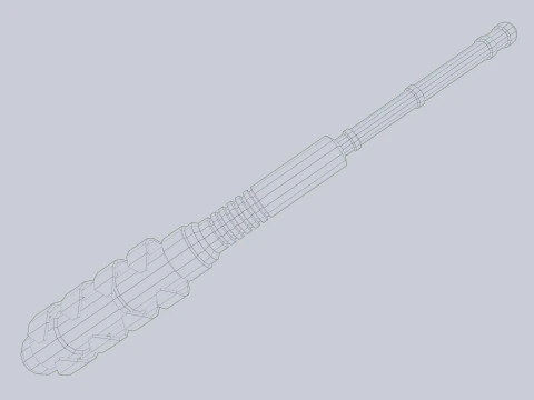 Scifi Powerbat 3D Model