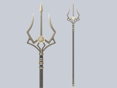 Fantasy trident 3D Модель