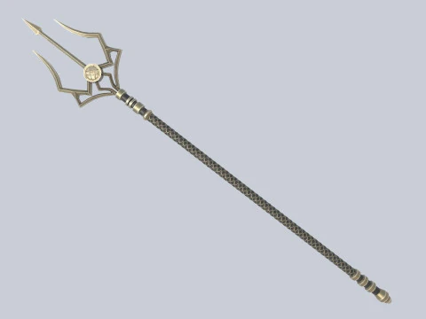 Fantasy trident 3D Model