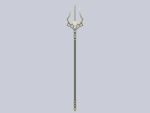 Fantasy trident 3D Model
