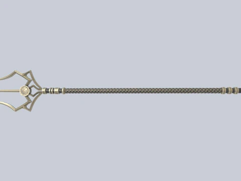 Fantasy trident 3D Model