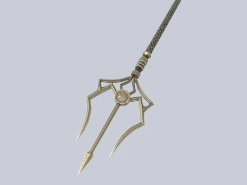 Fantasy trident 3D Model