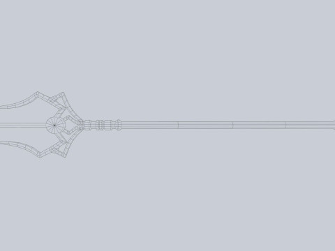 Fantasy trident Modèle 3D