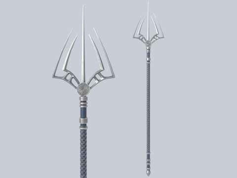 Fantasy trident Model 3D