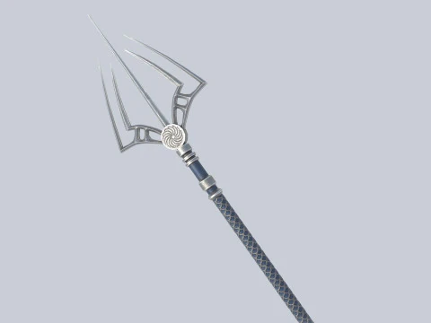 Fantasy trident 3D Model