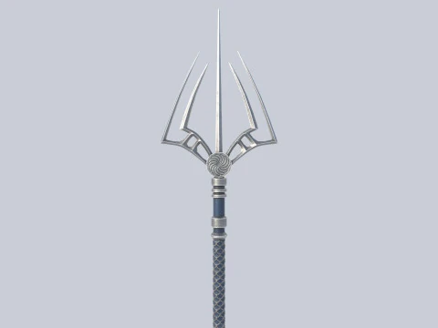 Fantasy trident 3D Model