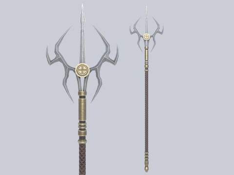 Fantasy trident 3D Модель