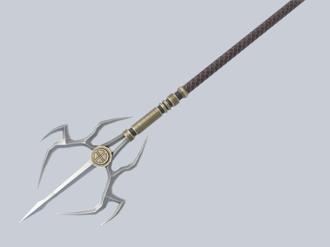 Fantasy trident 3D मॉडल