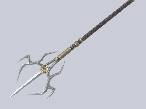 Fantasy trident 3D Model