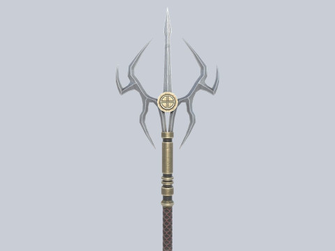 Fantasy trident 3D मॉडल