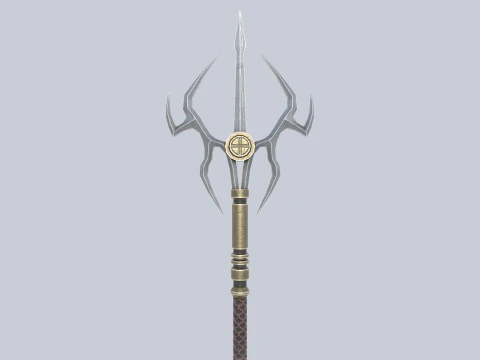 Fantasy trident 3D Model