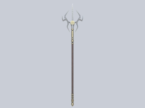 Fantasy trident 3D मॉडल