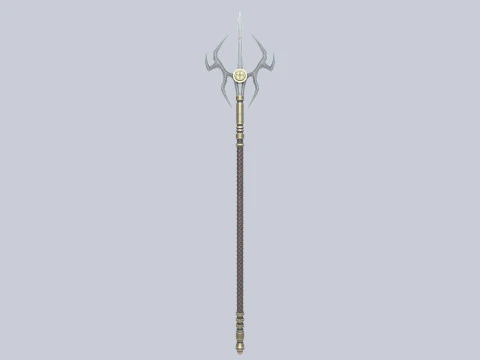 Fantasy trident 3D Model