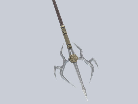 Fantasy trident 3D मॉडल