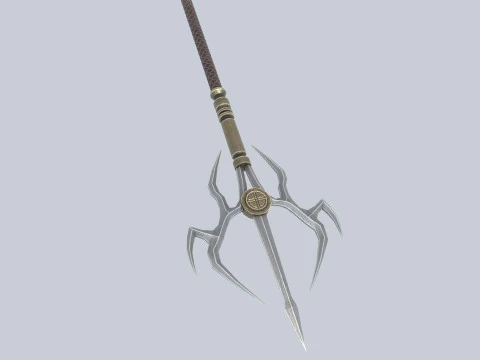 Fantasy trident 3D Model