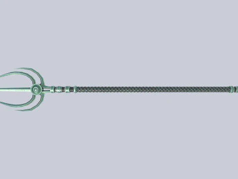 Fantasy-Dreizack 3D Modell