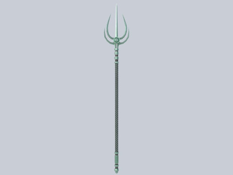Fantasy trident 3D मॉडल