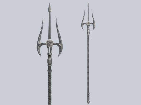 Fantasy trident 3D Model