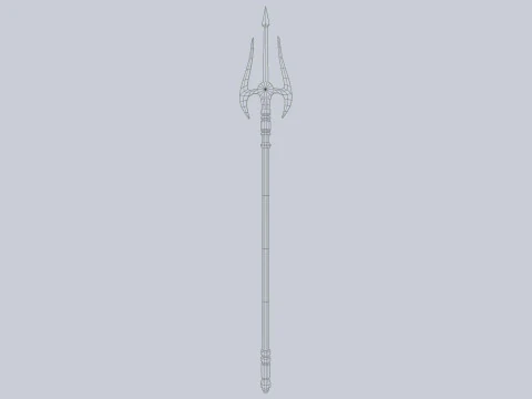 Fantasy trident 3D Model