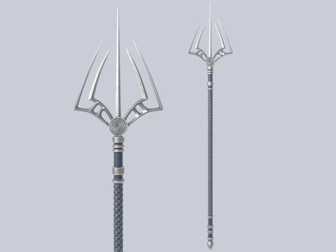 Collezione tridente fantasy Modello 3D