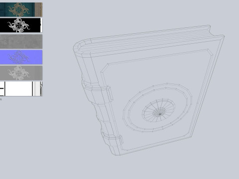 Fantasy book 3D Model