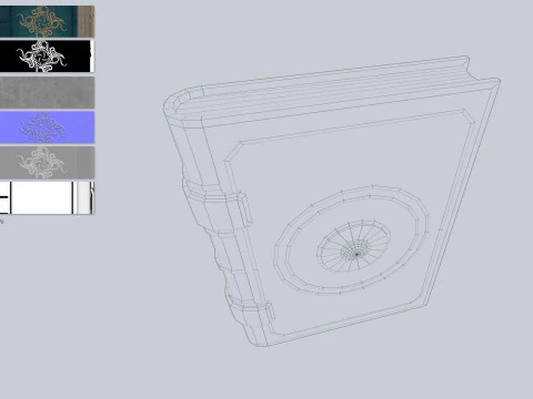 Fantasy book 3D Model