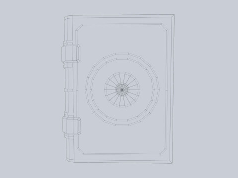 Fantasy book 3D Model