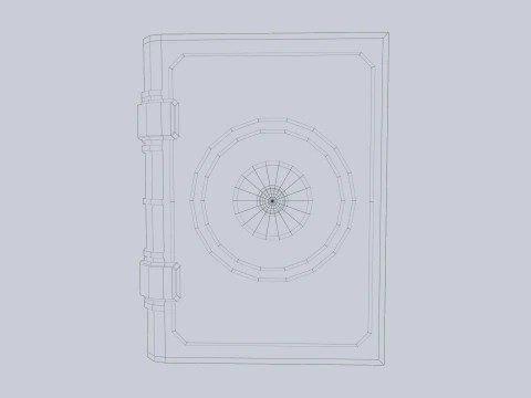 Fantasy book 3D Model