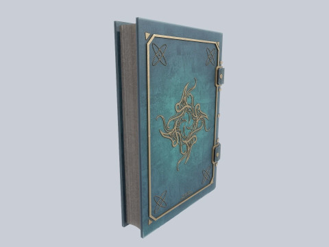 Fantasy book 3D Model