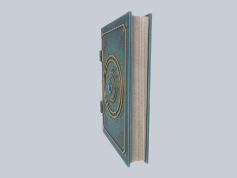 Fantasy book 3D Model