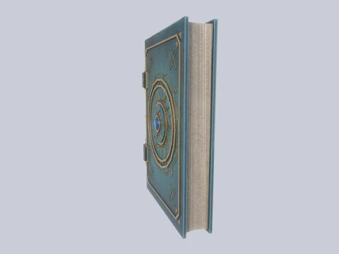 Fantasy book 3D Model