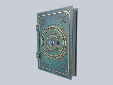 Fantasy book 3D Model
