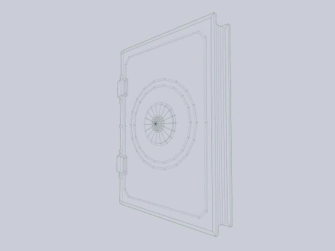 Fantasy book 3D Model
