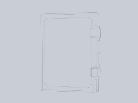 Fantasy book 3D Model
