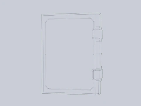 Fantasy book 3D Model