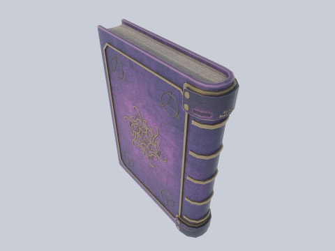 Fantasy book Model 3D