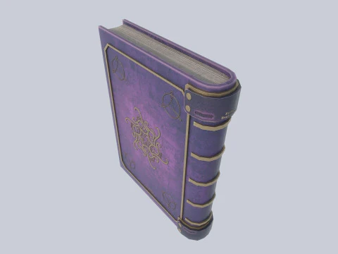 Fantasy book 3D Model