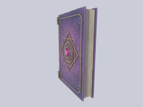 Fantasy book 3D Model