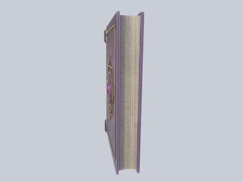 Fantasy book Model 3D