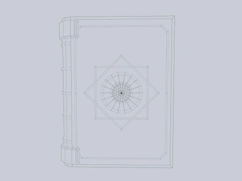 Fantasy book 3D Model