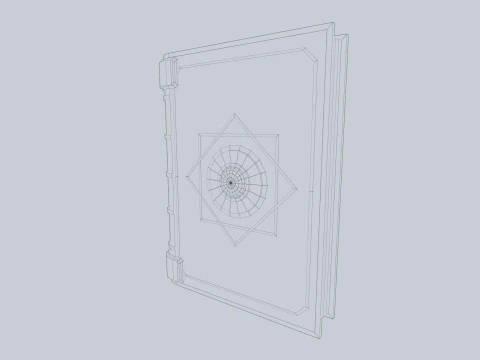Fantasy book 3D Model