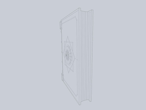 Fantasy book Model 3D