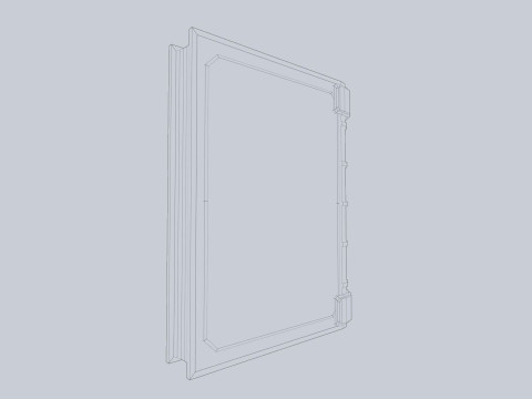 Fantasy book Model 3D