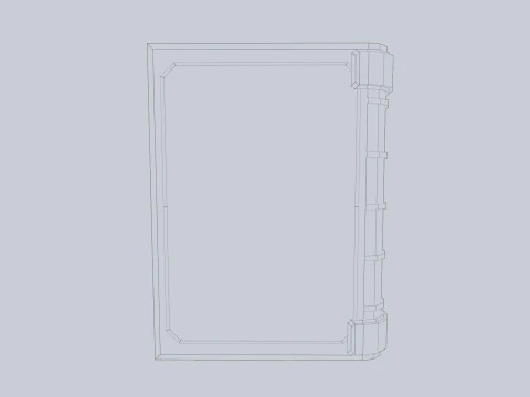 Fantasy book 3D Model
