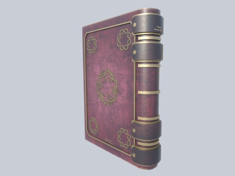 Fantasy book 3D Model