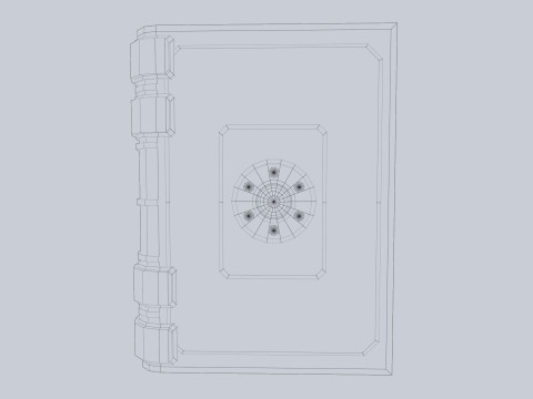 Fantasy book 3D Model